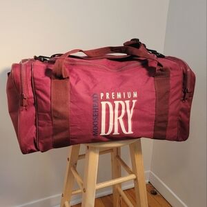 rare vintage MOOSEHEAD premium dry beer duffle bag overnight travel rugged NB